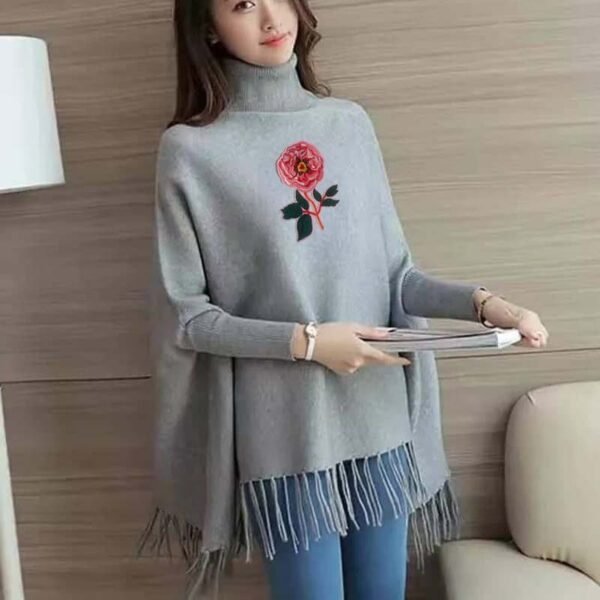 New Embroider Winter poncho