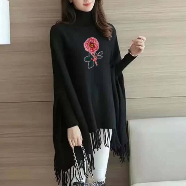 New Embroider Winter poncho